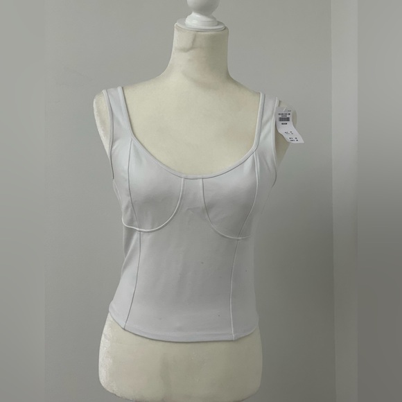 NWT Abercrombie & Fitch Ponte corset top size medium - Picture 7 of 7